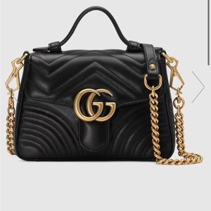 GG Marmont mini top handle
bag